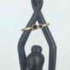 Χειροπέδα Επιχρυσωμένη από Ατσάλι Black / Gold